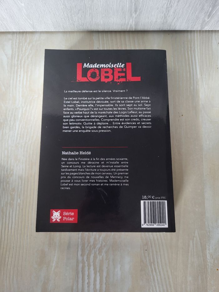 Roman thriller Mademoiselle Lobel - photo numéro 2