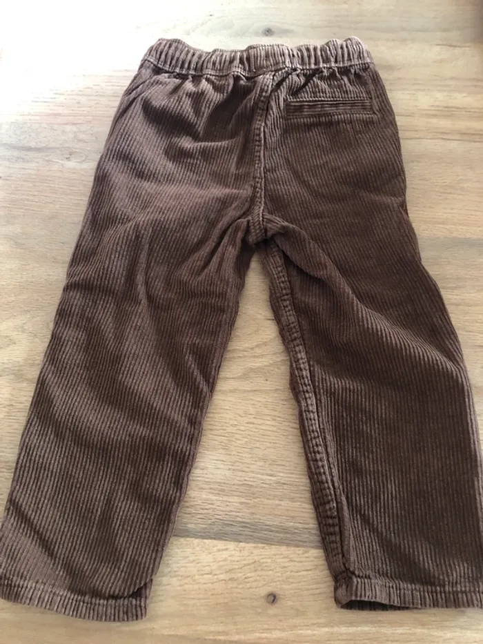Pantalon velours garçon 3 ans Kiabi - photo numéro 2