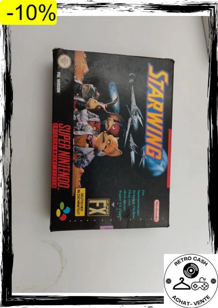 Starwing Super Nintendo snes Complet PAL noe - photo numéro 6