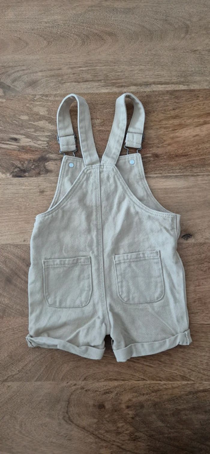 Salopette coton beige arc en ciel très bon état - Taille 18 / 24 mois - Primark - photo numéro 5