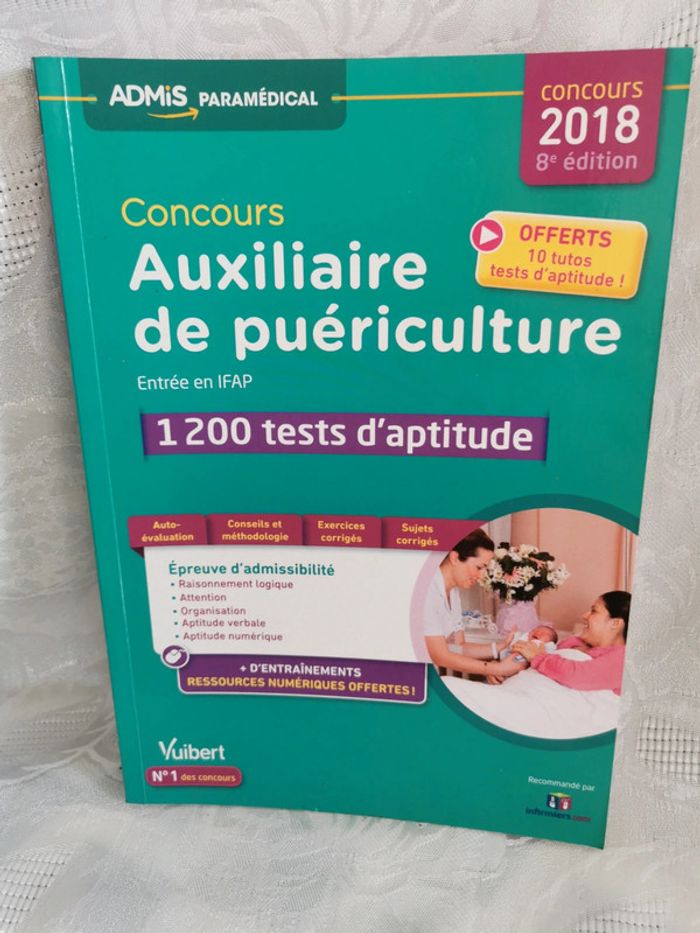 Livre. Concours Auxiliaire de puériculture - photo numéro 4
