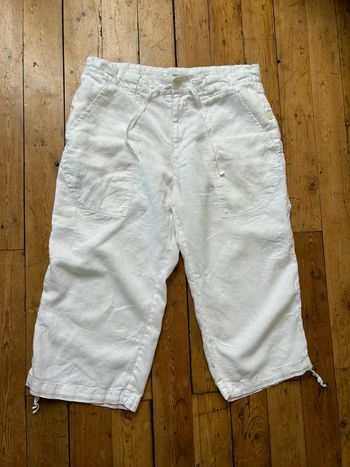 Short bermuda lin blanc 48 La redoute