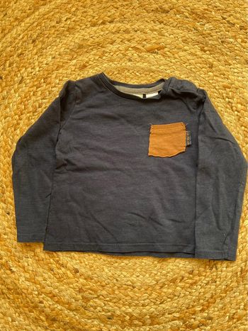 T-shirt manche longue Zara 12/18 mois