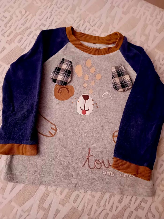 Pyjama chaud en 2/3 ans Petit Béguin - photo numéro 2