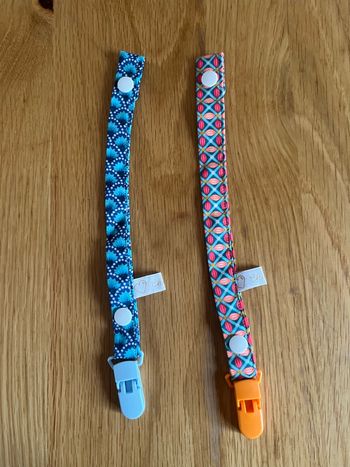 Lot de 2 accroches tétines