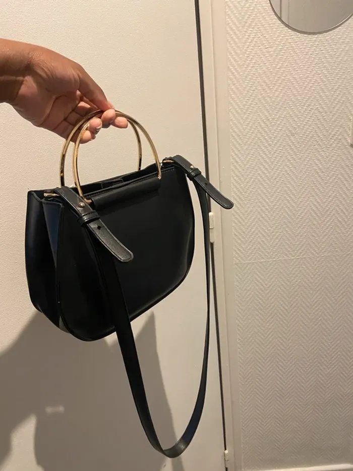Sac noir bandoulière