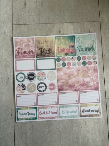 Lot de feuilles pour scrapbooking lot 11