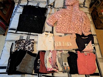 Lot vêtements fille 12 ans hiver (20 pieces)