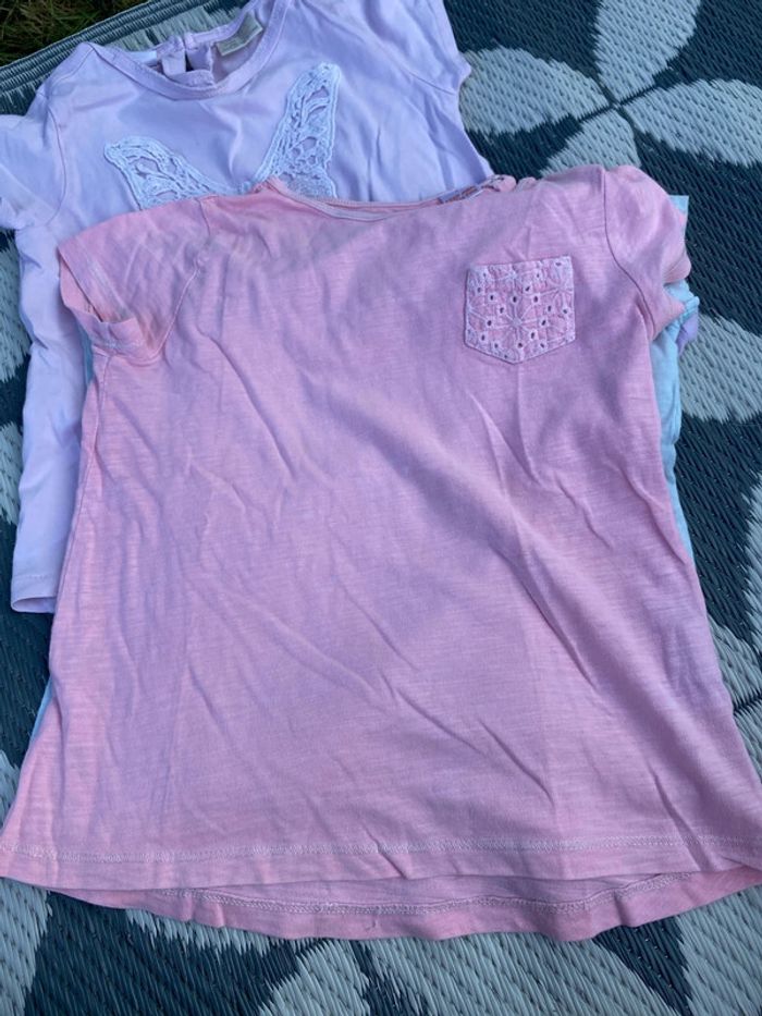 Lot de 4 t shirt Zara babygirl - photo numéro 7