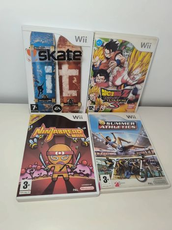Wii - lot de 4 jeux
