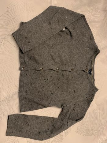 Gilet gris 5 ans