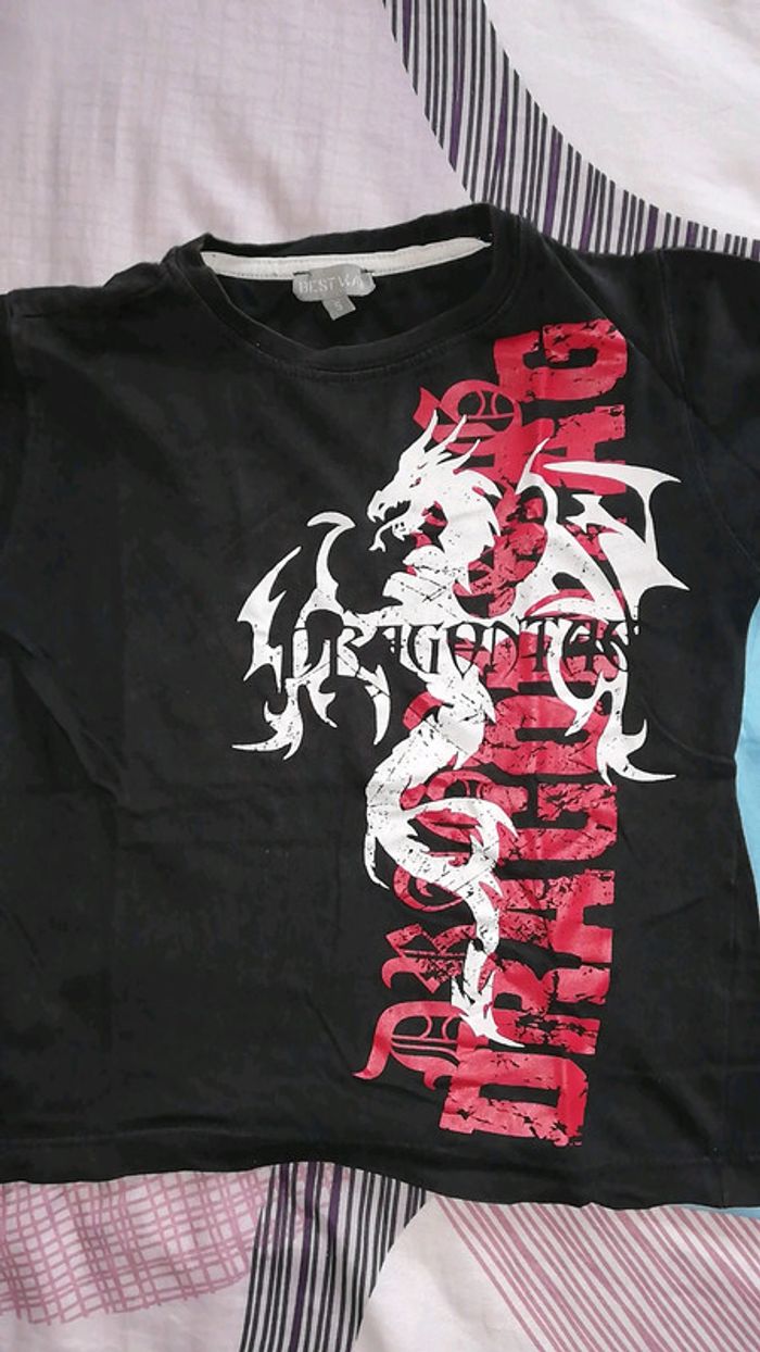 Lot de 2 t-shirt MC 5 ans - photo numéro 2