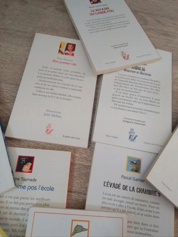 Lot 8 livres 9/10 ans - photo numéro 8