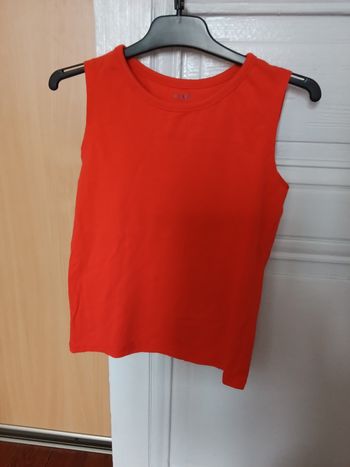 Débardeur Kiabi orange