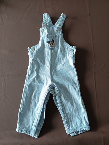 Salopette jeans Mickey