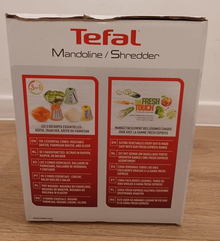 Mandoline tefal -Râpe légumes électrique -mini hachoir de légumes - photo numéro 3