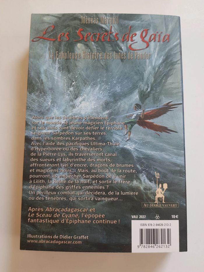 Ménéas Marphil (Auteur) La fabuleuse histoire des lunes de Pandor - Tome 3 : Les secrets de Gaia - photo numéro 3