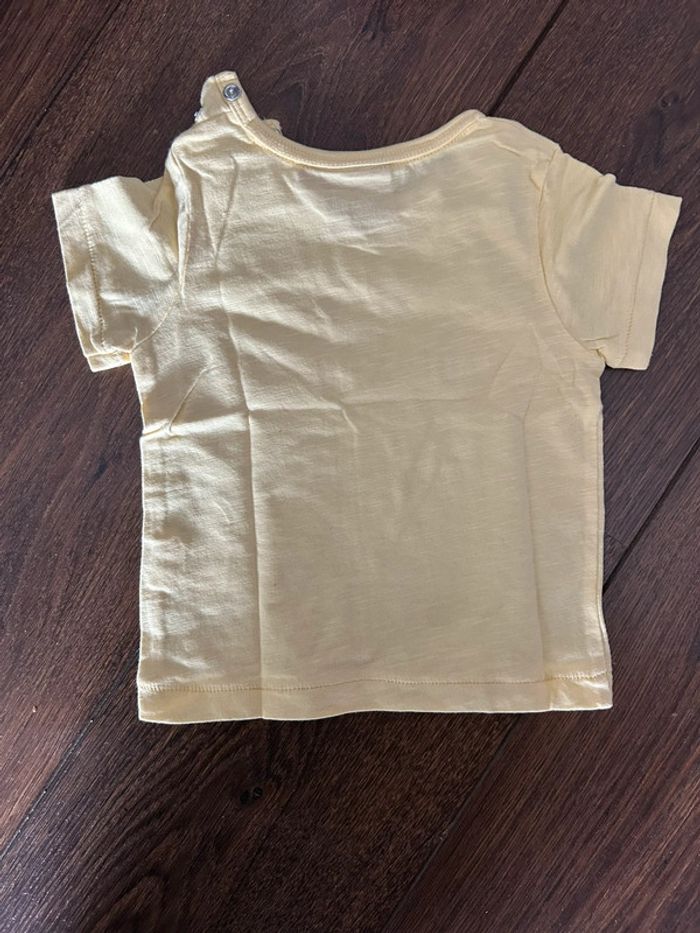 T-shirt Peanuts Snoopy 9 mois 71 cm jaune - photo numéro 3