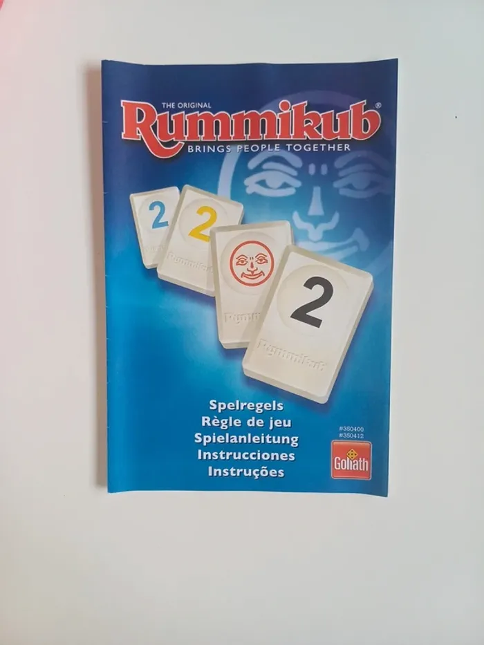 Rummikub original état neuf complet version multilingue (français) XXL 6 joueurs 6 ans + - photo numéro 2