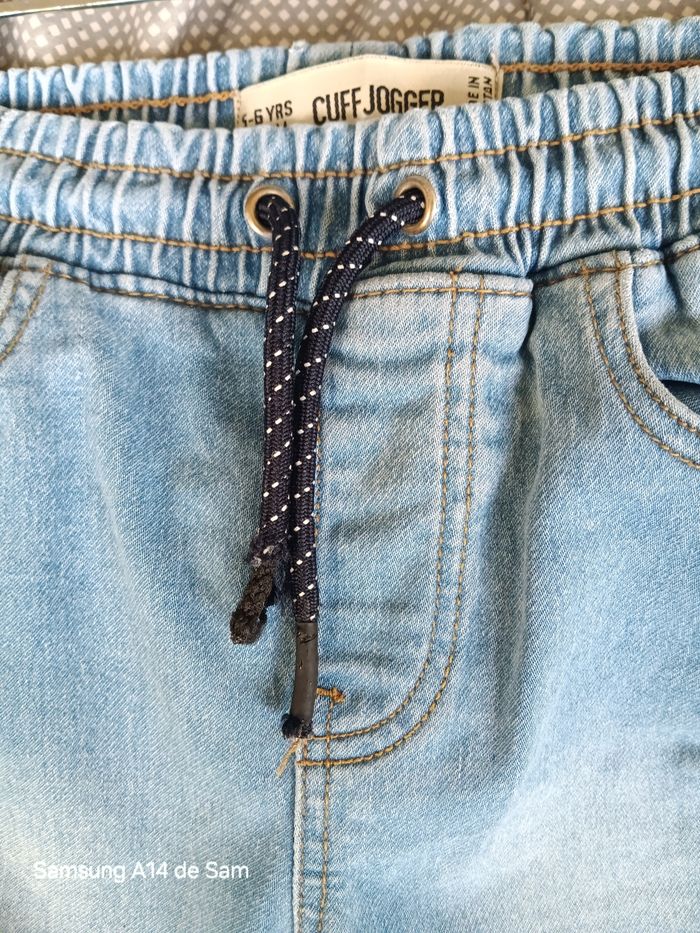 Jean garçon cuff jogger 5-6ans - photo numéro 3