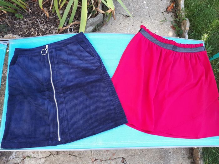 2 jupes 1 jupe short T38
