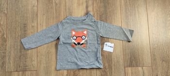 T-shirt manches longues bébé garçon gris 9 mois