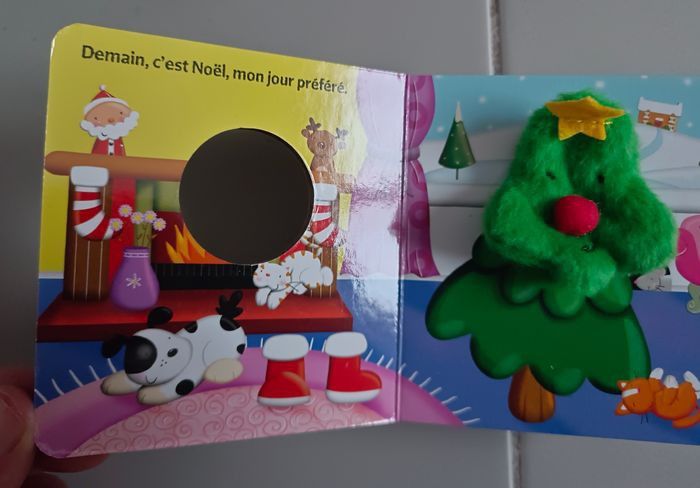 Livre marionnette à doigt Noël le sapin - photo numéro 2