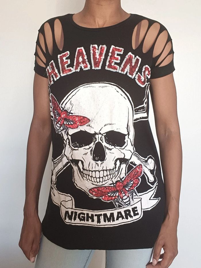 T-shirt tête de mort T.SX