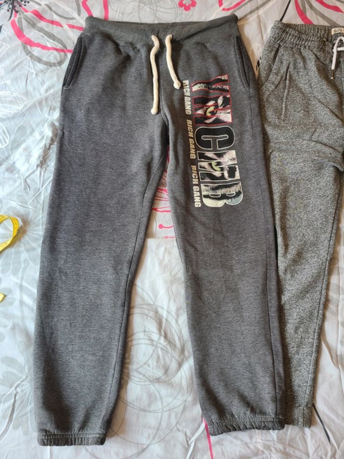 Lot de 2 jogging gris homme S - photo numéro 3