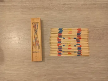Jeu de mikado en bois