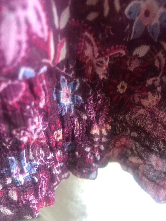 #blouse #blancheporte #fleurie #46 - photo numéro 4
