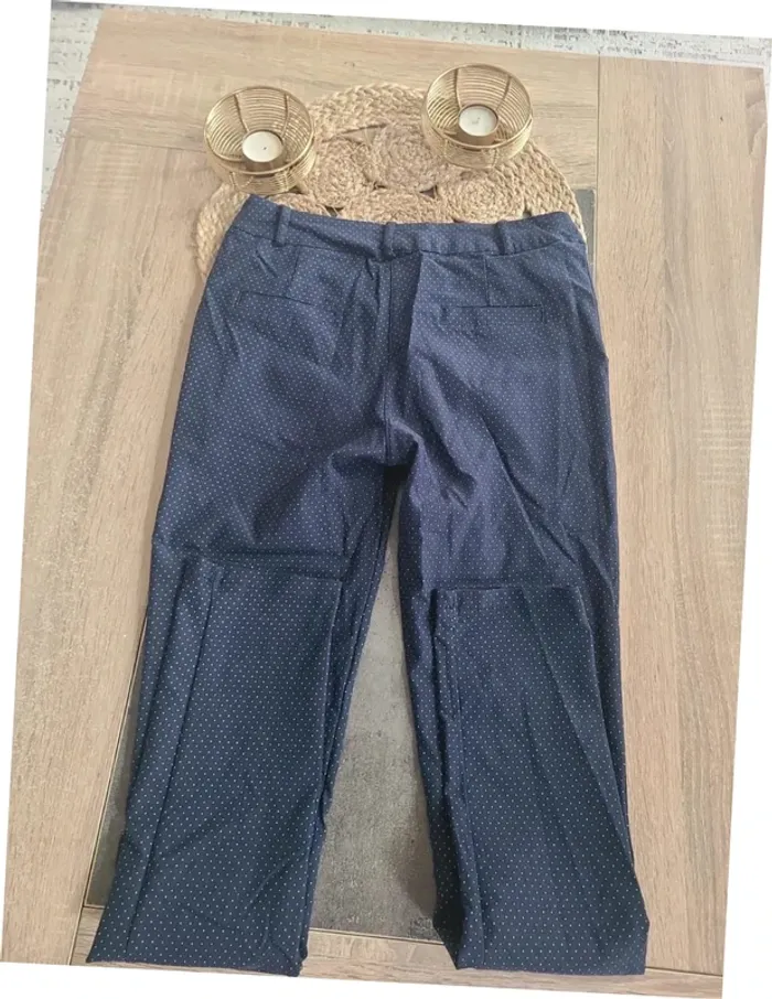Pantalon stretch bleu taille M - photo numéro 2