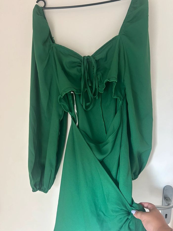 Robe porte feuille verte taille 1XL