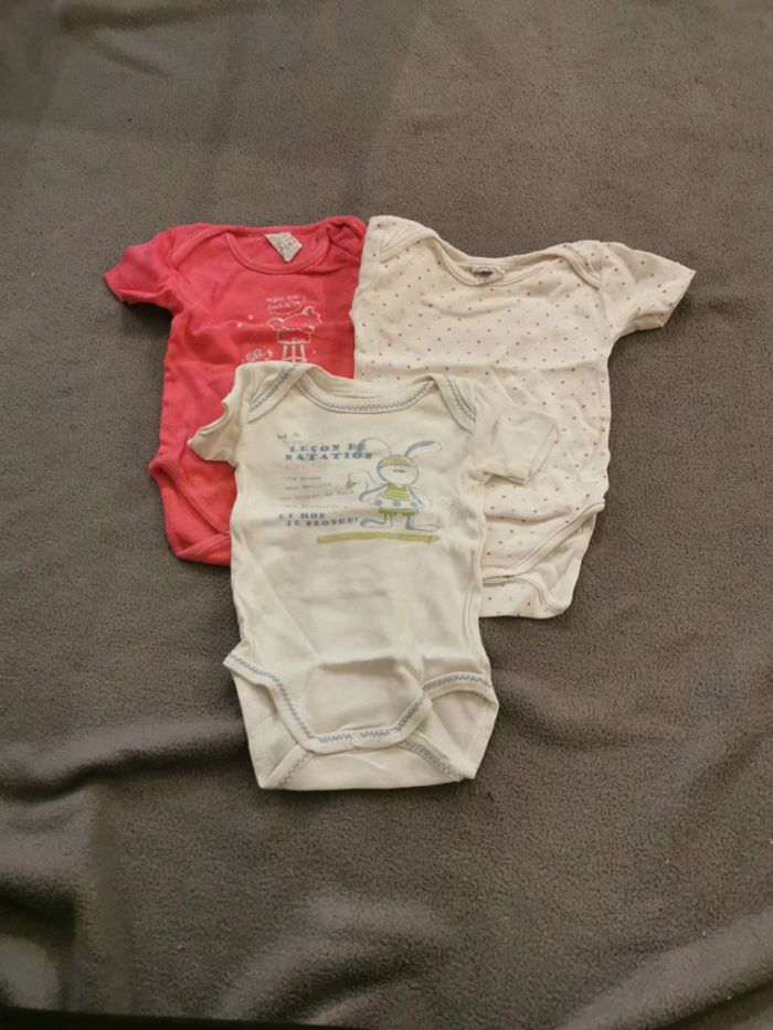 Lot de bodies - 3 mois fille - photo numéro 4