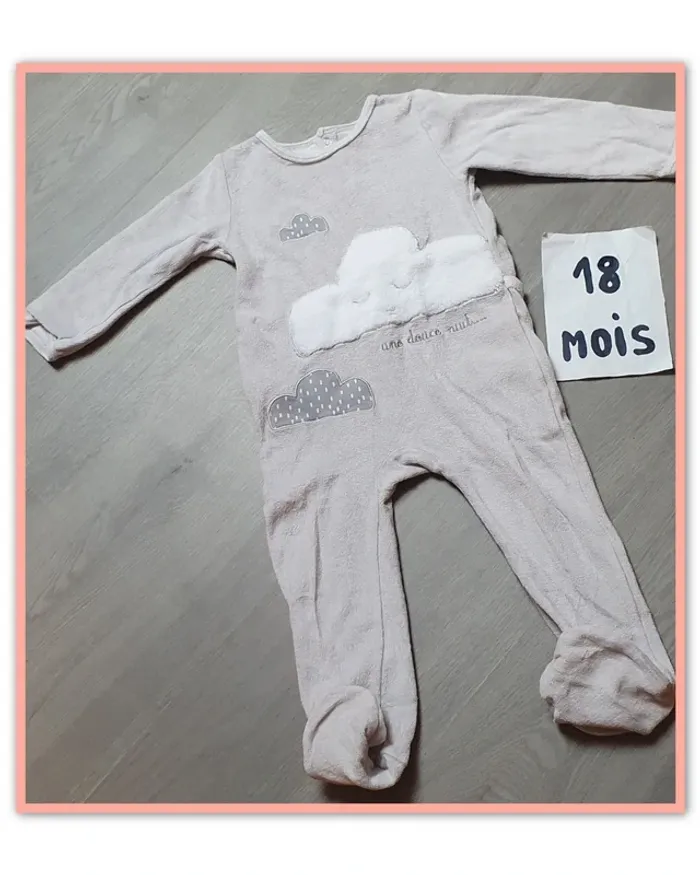 Pyjama mixte 18mois