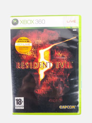 Jeu Xbox 360 Resident Evil 5 - Horreur Survival - Pal - Pegi 18