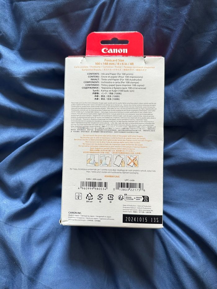 Papier photo canon Selphy