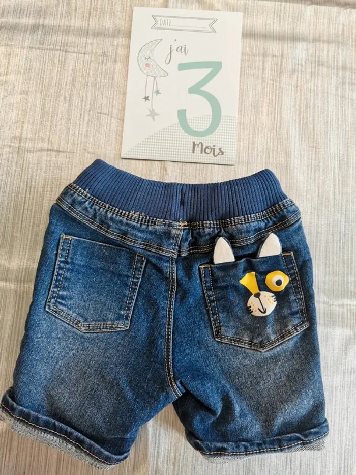 Short jean 3 mois - photo numéro 2