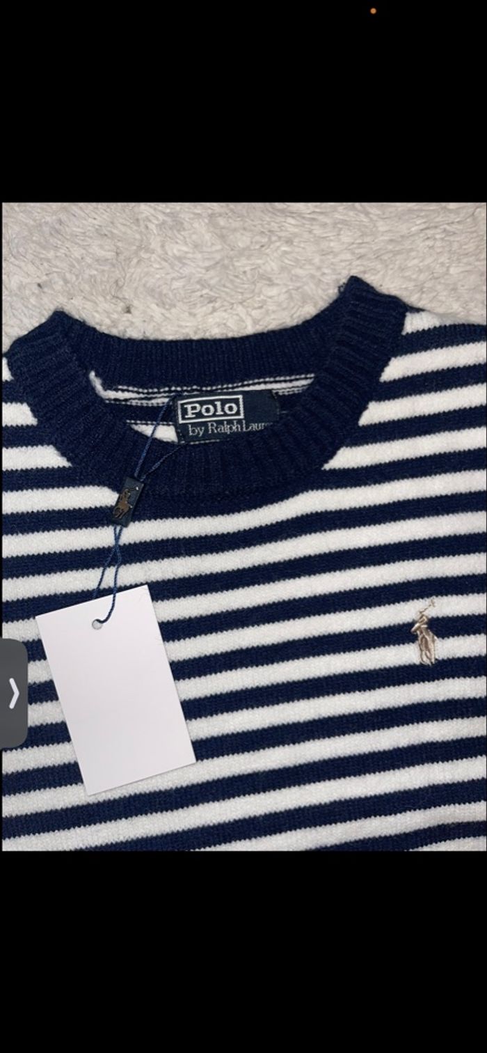Pull rayures Ralph Lauren taille s - photo numéro 3