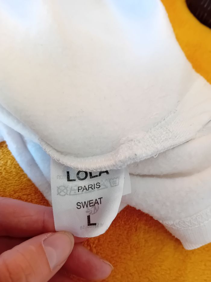 Sweat Lola blanc L - photo numéro 3