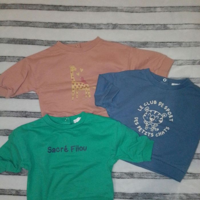 Lot pull garçon 3 mois
