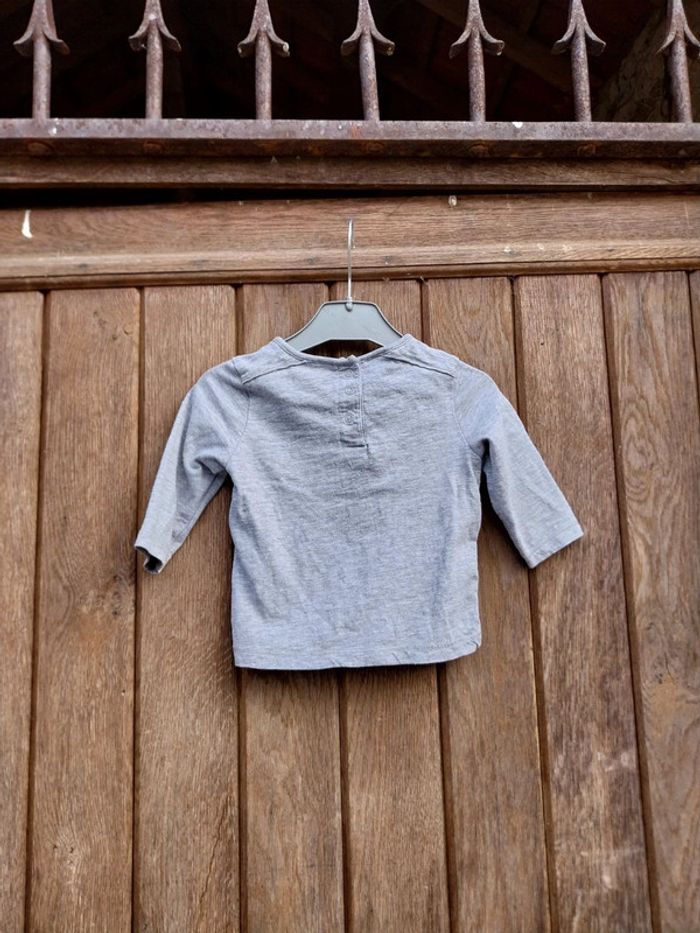 Tee-shirt manche longue 6 mois Disney baby - photo numéro 2