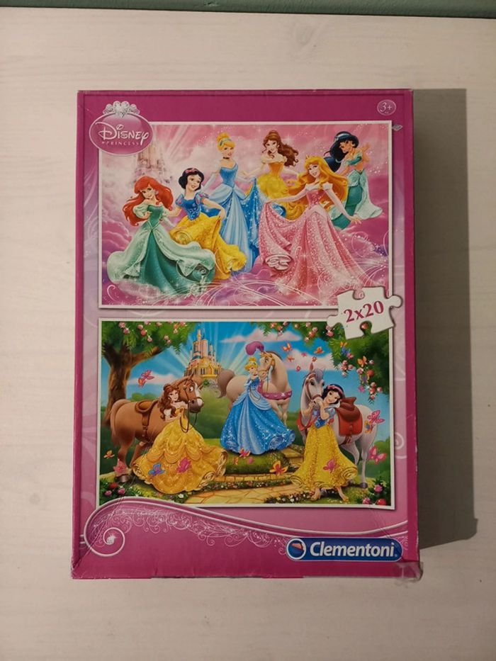 2 puzzles princesses +3ans - photo numéro 2
