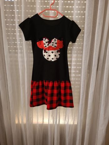 Robe tête de minnie sequins