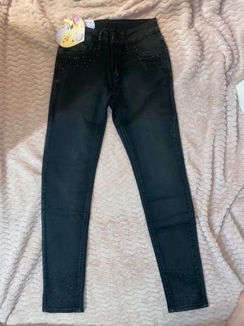 Slim noir strass