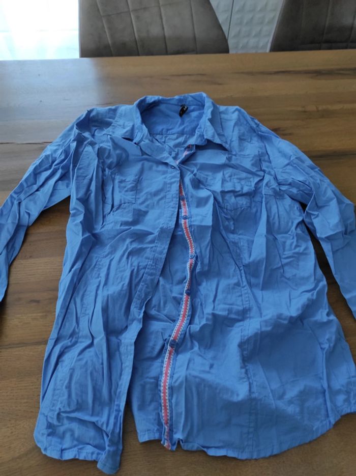 Chemise bleu xxl