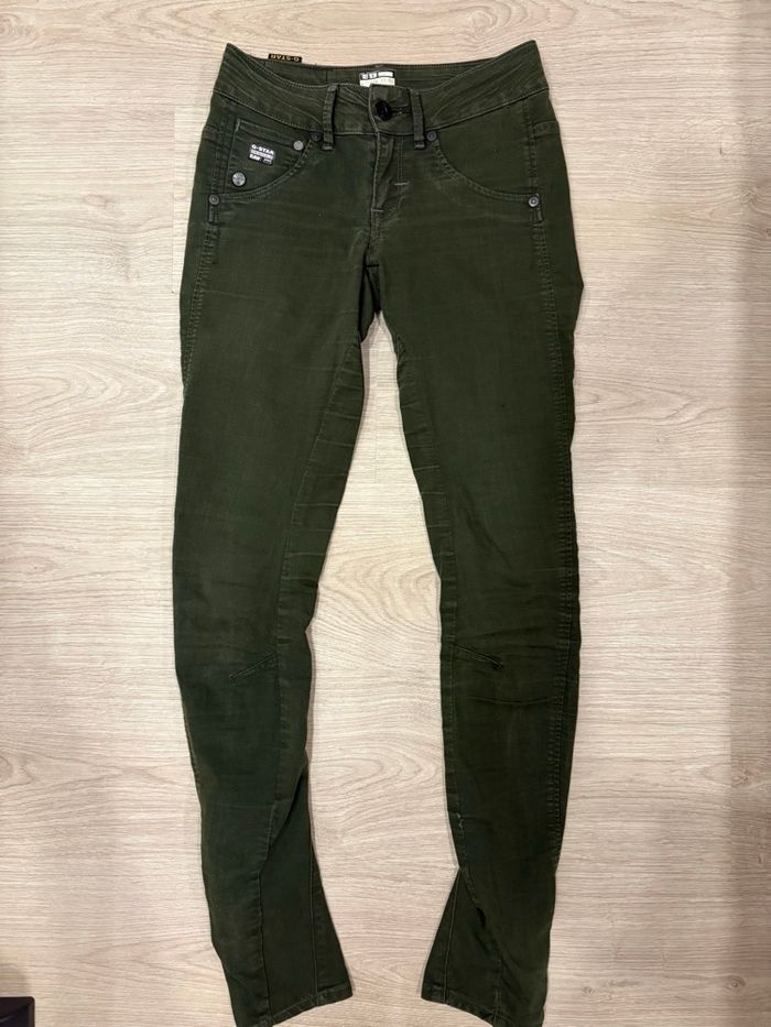 Pantalon vert kaki Gstar - photo numéro 4