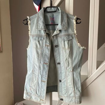 Veste en jean sans manches