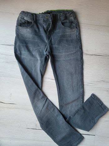 Jean slim fit bleu gris garçon ikks 14ans