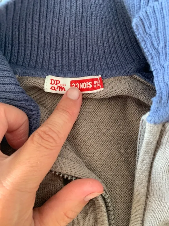 gilet zippe garçon - photo numéro 2